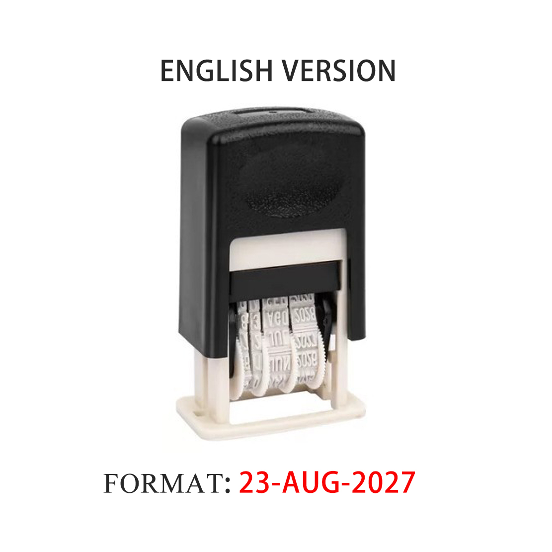 Self Inking Stamp - ختم التاريخ ذاتي الحبر للورق، الحزمة،