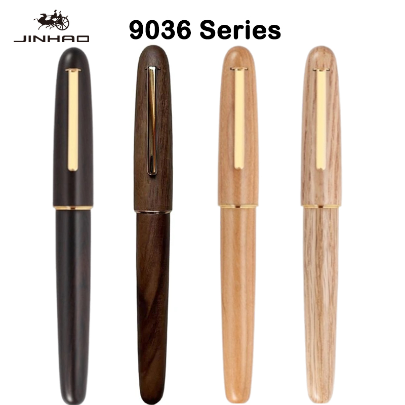 Stationery Supplies Business - JINHAO 9036 الخشب الطبيعي اليدوية قلم
