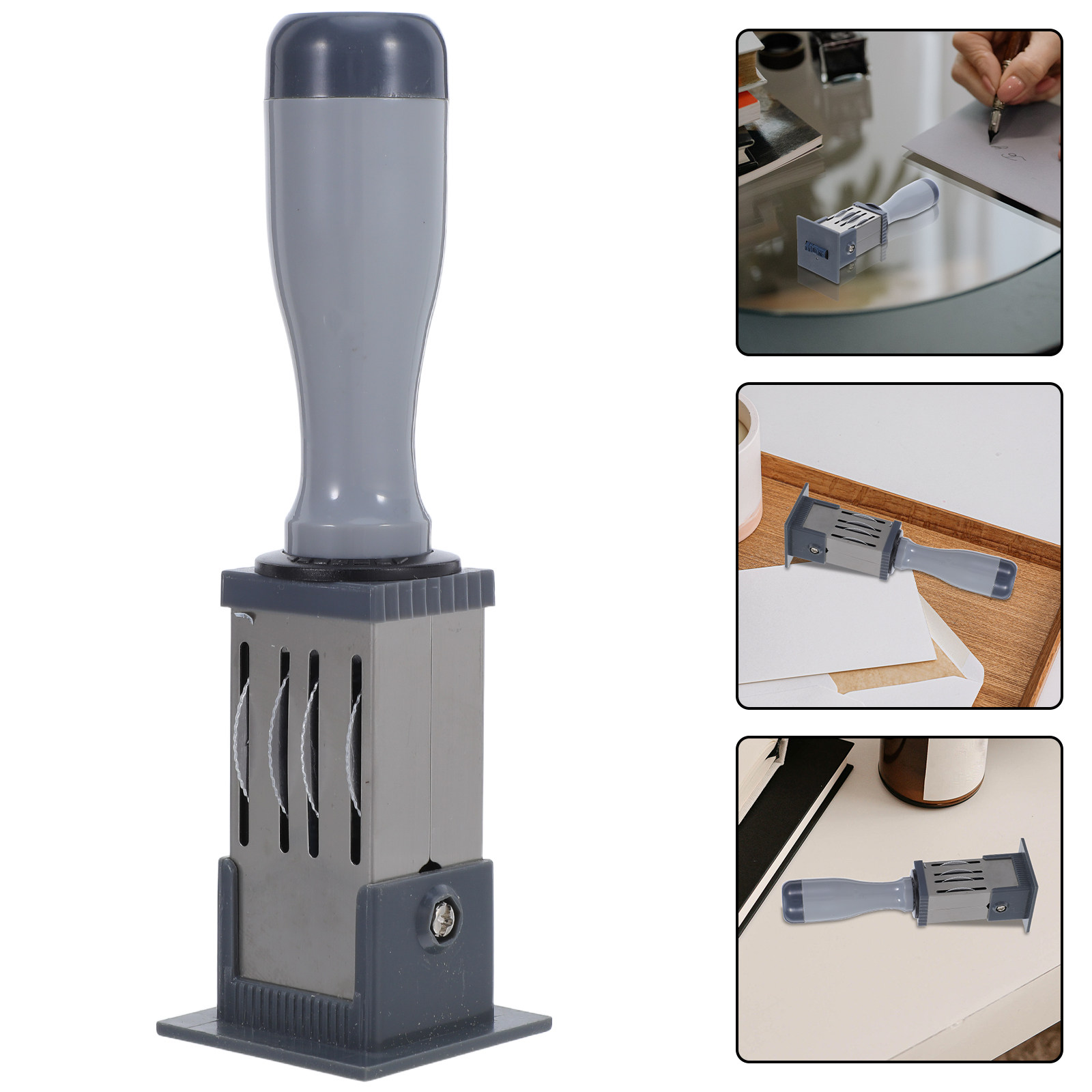 Self Inking Stamp - ختم تاريخ محمول باليد ذاتي التحبير،