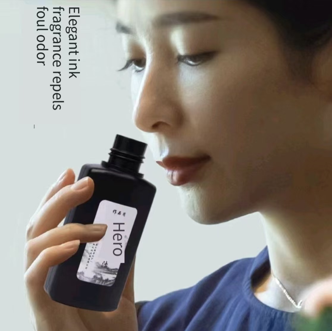 حبر الخط الصيني الأسود السائل  - مراجعة Calligraphy Ink Bottle وسعره