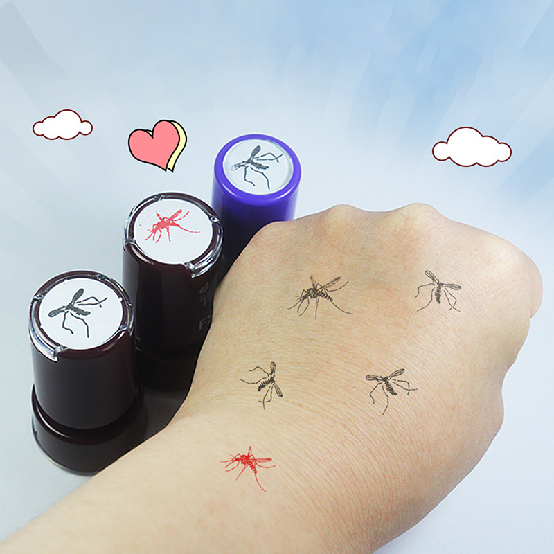 طوابع متنوعة البعوض للأطفال ،  - مراجعة Self Inking Stamp وسعره